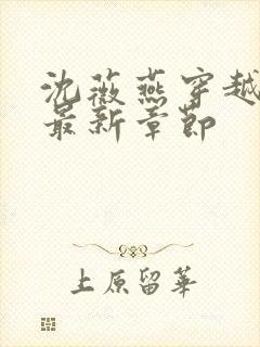 沈薇燕穿越小说最新章节