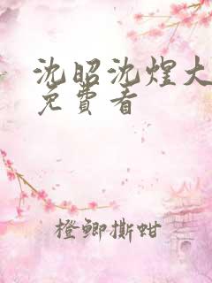 沈昭沈煜大结局免费看