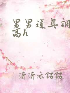 男男道具调教文高h