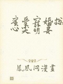 蜜爱宠婚总裁的心尖萌妻