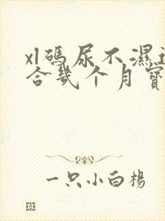 xl码尿不湿适合几个月宝宝