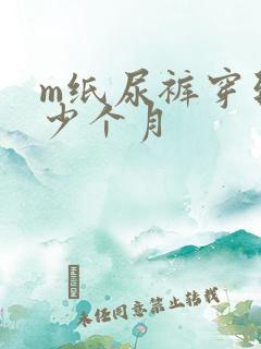 m纸尿裤穿到多少个月