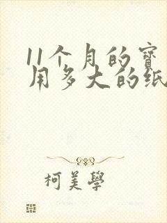 11个月的宝宝用多大的纸尿裤