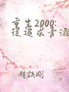 重生2000:从追求青涩校花同桌开始完整小说