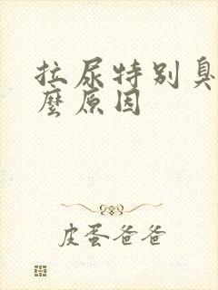 拉尿特别臭是什么原因