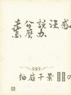 老公说没感情了怎么办