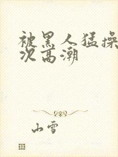 被黑人猛操12次高潮