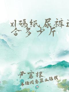 xl码纸尿裤适合多少斤