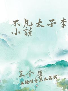 不凡太子李承乾小说