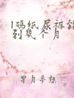 l码纸尿裤能穿到几个月