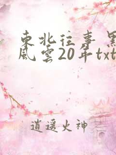 东北往事 黑道风云20年txt