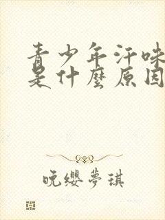 青少年汗味酸臭是什么原因