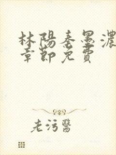 林阳秦墨浓最新章节免费