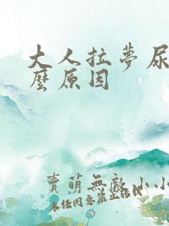 大人拉梦尿是什么原因