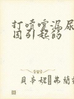 打喷嚏漏尿的原因引起的