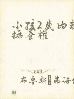 小孩2岁内离婚抚养权