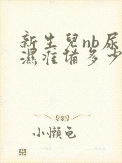 新生儿nb尿不湿准备多少片