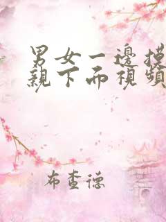 男女一边摸一边亲下面视频