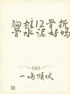 胸椎12骨折打骨水泥好吗