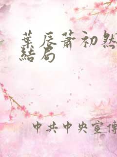 叶辰萧初然最终结局