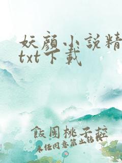 妖颜小说精校版txt下载