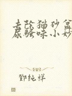 去除猫砂盆里的尿骚味小妙招