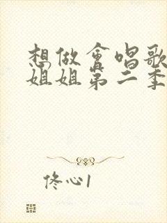 想做会唱歌的大姐姐第二季