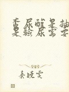 查尿酸是抽血还是验尿需要空腹吗