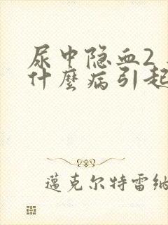 尿中隐血2 是什么病引起的