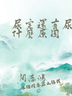 尿完还有尿意是什么原因