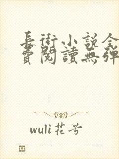 长街小说全文免费阅读无弹窗