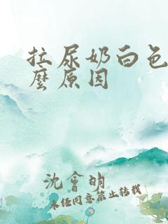 拉尿奶白色是什么原因