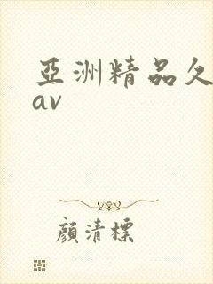 亚洲精品久久久av