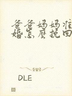 爸爸妈妈准备离婚怎么挽回