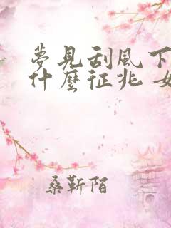 梦见刮风下雪是什么征兆 女性解梦