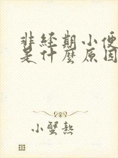 非经期小便带血是什么原因