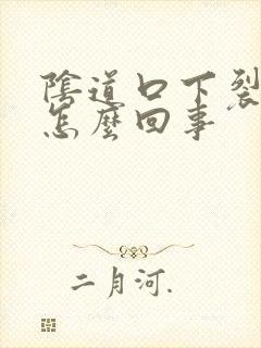 阴道口下裂口是怎么回事