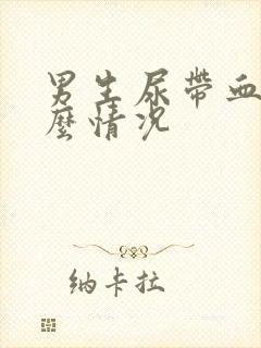 男生尿带血是什么情况