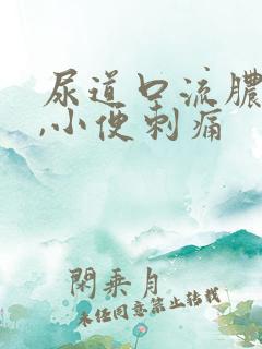 尿道口流脓流血,小便刺痛