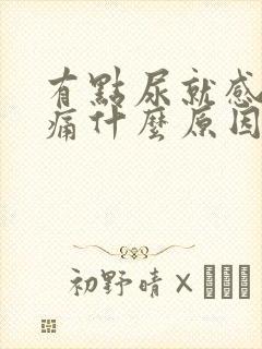 有点尿就感觉胀痛什么原因