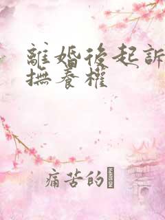 离婚后起诉争夺抚养权