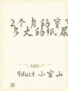 2个月的宝宝穿多大的纸尿裤