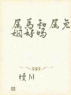 属马和属兔的婚姻好吗