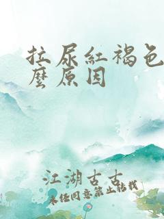 拉尿红褐色是什么原因