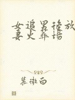 女追男后放弃追妻火葬场