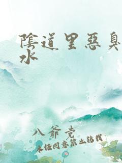 阴道里恶臭老流水