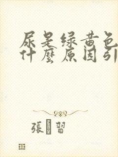 尿是绿黄色的是什么原因引起的