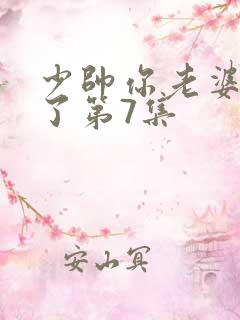 少帅你老婆又跑了第7集