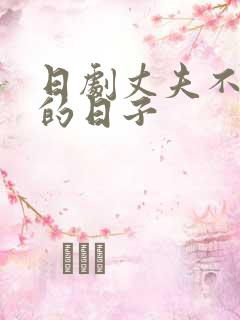 日剧丈夫不在家的日子