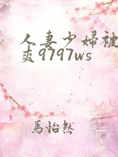 人妻少妇被粗大爽9797ws